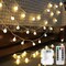 2-Pack Battery Operated LED Globe String Lights - 52FT, 120LEDs